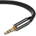 Wozinsky AUX cable angled (male-male) mini jack cable 1.5 m black - Audio cables<<<HurtelXML