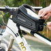 Wozinsky bicycle bag for the frame armored with a phone pocket 1.7 l - black - Sport products<<<HurtelXML