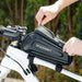 Wozinsky bicycle bag for the frame armored with a phone pocket 1.7 l - black - Sport products<<<HurtelXML