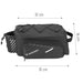 Wozinsky bike carrier bag with 9l shoulder strap (rain cover included) black (WBB22BK) - Torby rowerowe<<<HurtelXML