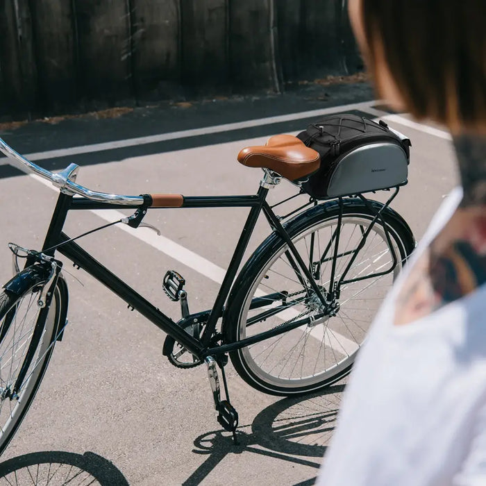 Wozinsky bike carrier bag with shoulder strap 13l black (WBB1BK) - Torby rowerowe<<<HurtelXML&&&Bags