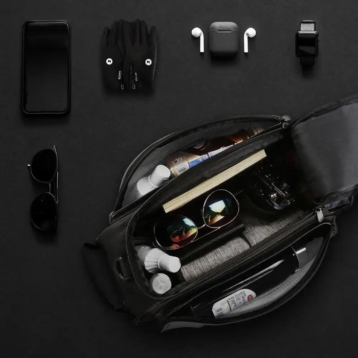 Wozinsky bike carrier bag with shoulder strap 13l black (WBB1BK) - Torby rowerowe<<<HurtelXML&&&Bags