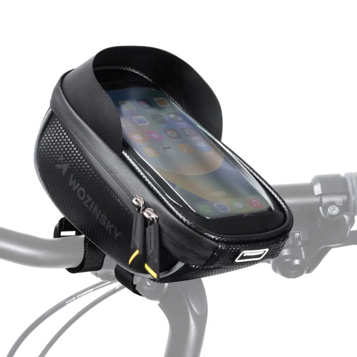 Wozinsky bike handlebar bag with phone case 1l black (WBB16BK) - Torby rowerowe<<<HurtelXML