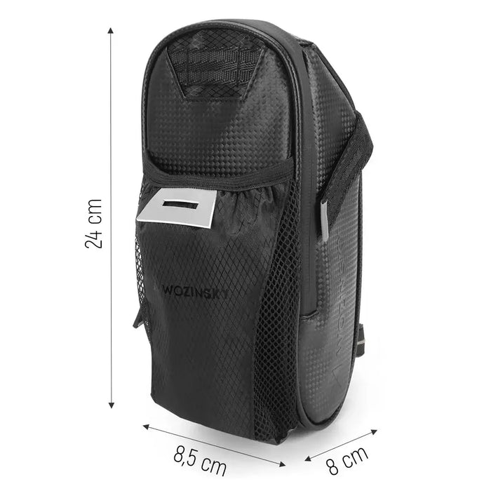 Wozinsky bike saddle bag 1.5 l black (WBB20BK) - Torby rowerowe<<<HurtelXML