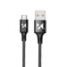 Wozinsky cable USB - USB Type C 2,4A 1m black (WUC-C1B) - Cell phone cables<<<HurtelXML