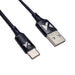 Wozinsky cable USB - USB Type C 2,4A 2m black(WUC-C2B) - Cell phone cables<<<HurtelXML