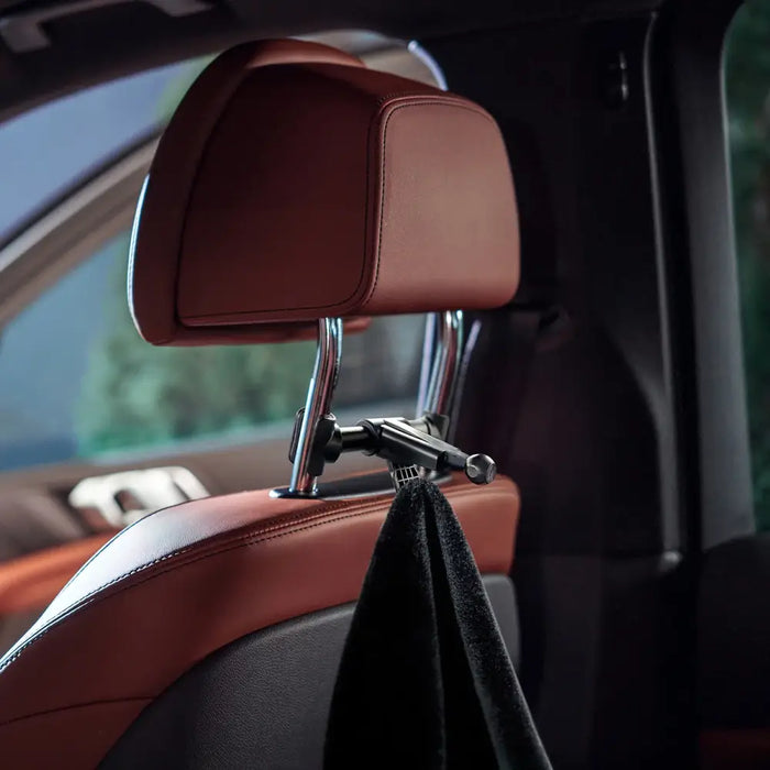 Wozinsky car headrest holder with hanger black (WTHBK2) - Uchwyty samochodowe do telefonów<<<HurtelXML