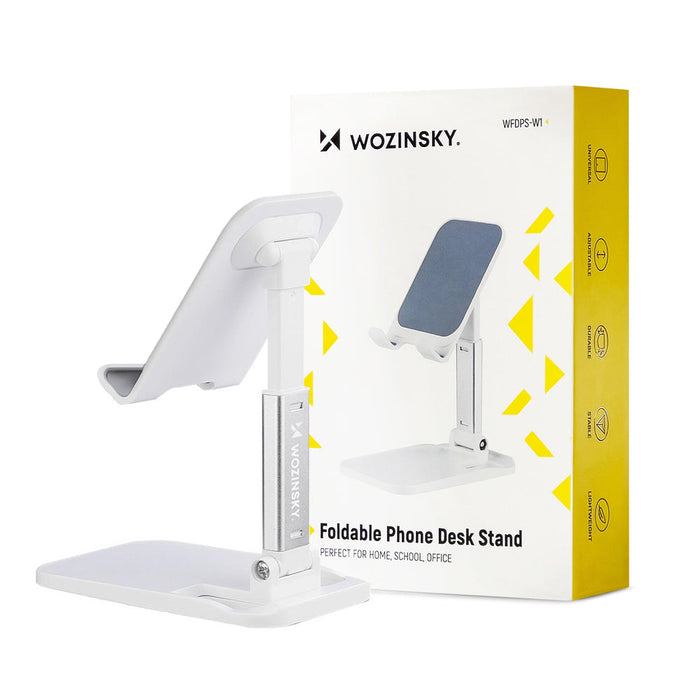 Wozinsky Desk Phone Stand Tablet Stand Foldable White (WFDPS-W1) - Uchwyty biurkowe do telefonów<<<HurtelXML