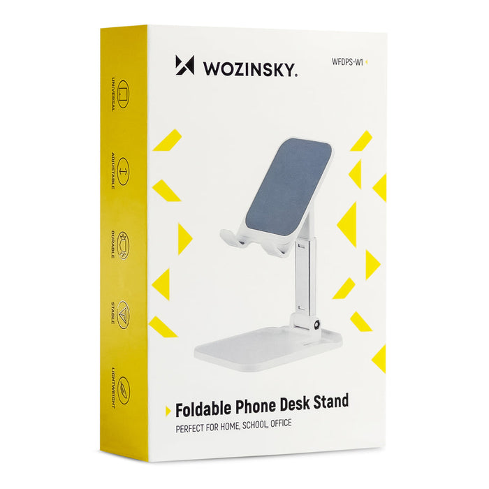 Wozinsky Desk Phone Stand Tablet Stand Foldable White (WFDPS-W1) - Uchwyty biurkowe do telefonów<<<HurtelXML