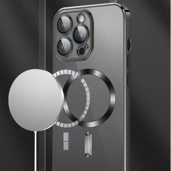 Wozinsky Electroplated Magsafe case for Samsung Galaxy S24 FE - gold - Cell phone cases and covers<<<HurtelXML