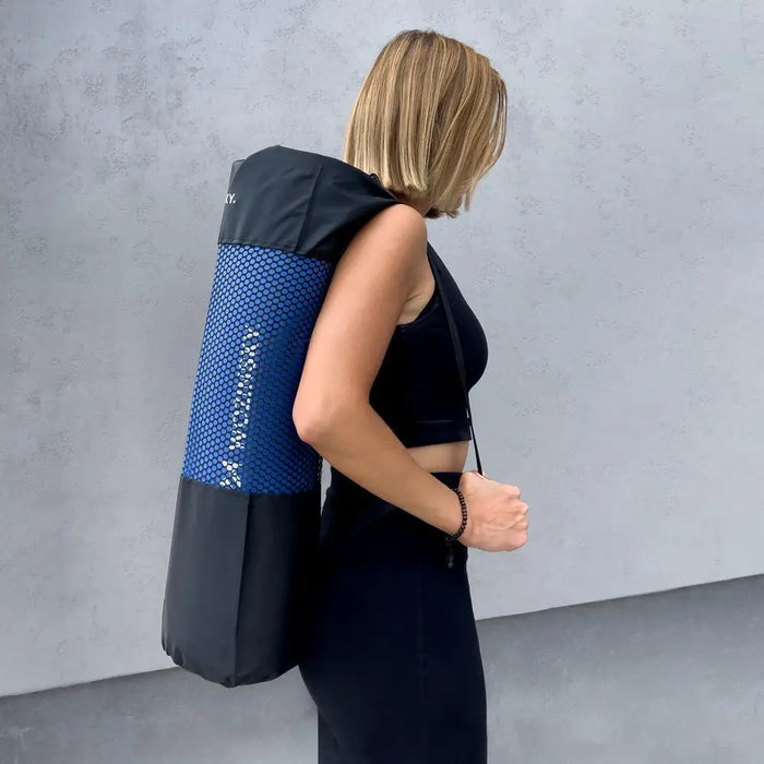 Wozinsky exercise mat 181 x 63 x 0.9 cm thick gymnastic yoga mat blue - Akcesoria sportowe<<<HurtelXML