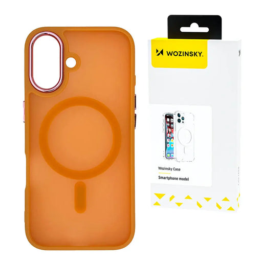 Wozinsky Fashion Case MagSafe for Samsung Galaxy S25 Ultra - orange - Cell phone cases and covers<<<HurtelXML