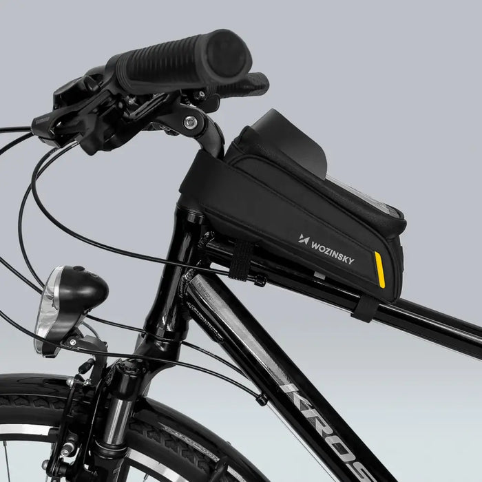 Wozinsky frame bike bag with phone case 1l black (WBB25BK) - Torby rowerowe<<<HurtelXML