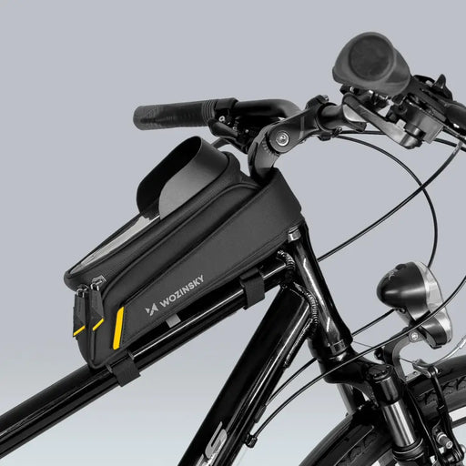 Wozinsky frame bike bag with phone case 1l black (WBB25BK) - Torby rowerowe<<<HurtelXML