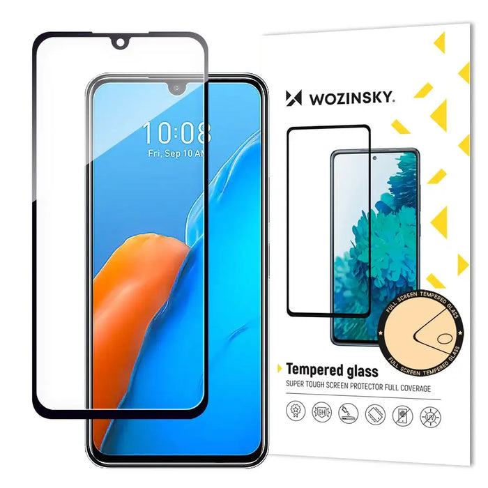 Wozinsky Full Glue Infinix Note 12 Pro Full Screen Tempered Glass with Frame black (case friendly) - Cell phone