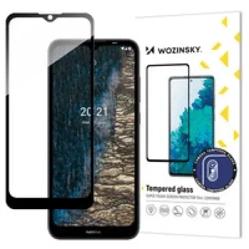 Wozinsky Full Glue Tempered Glass Nokia C20/C10 Full Screen Cover Black - Cell phone tempered glass<<<HurtelXML
