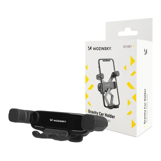 Wozinsky Gravity Car Phone Holder Black (WCHBK7) - Uchwyty samochodowe do telefonów<<<HurtelXML