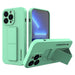Wozinsky Kickstand Case iPhone 13 Pro Silicone Case with Stand Mint - Cell phone cases and covers<<<HurtelXML