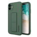 Wozinsky Kickstand Case silicone case with stand for iPhone 12 Pro dark green - Cell phone cases and covers<<<HurtelXML