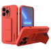 Wozinsky Kickstand Case silicone case with stand iPhone 13 red - Cell phone cases and covers<<<HurtelXML