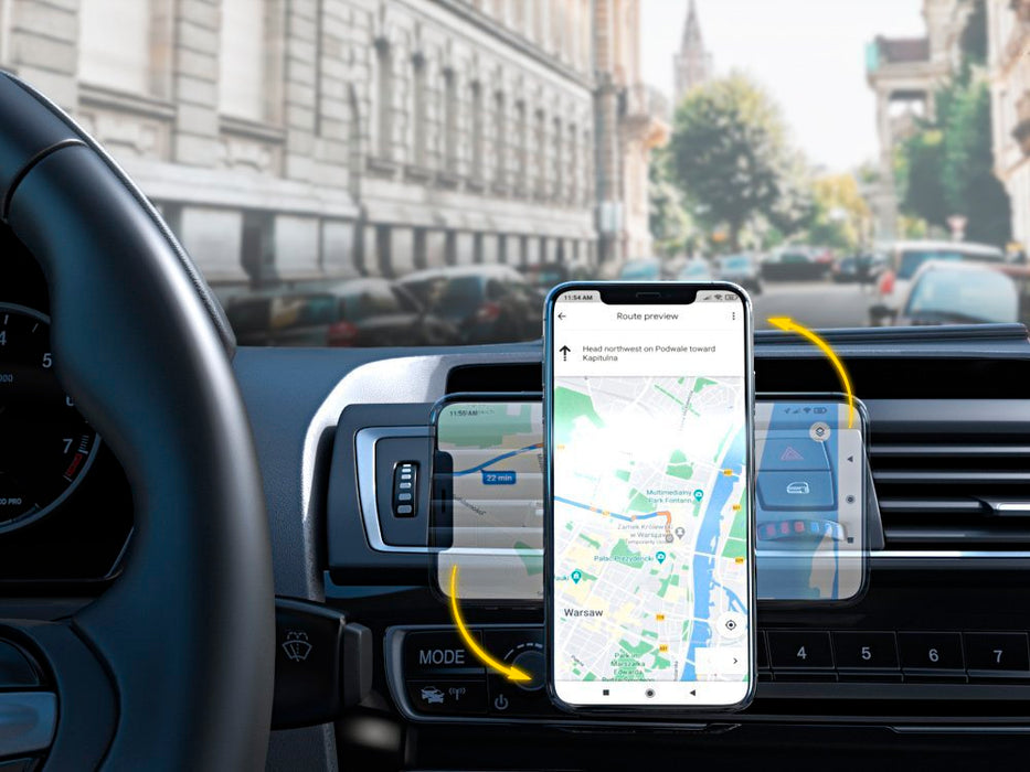 Wozinsky Magnetic Car Grille Mount 360 Black (WMH-03) - Uchwyty samochodowe do telefonów<<<HurtelXML