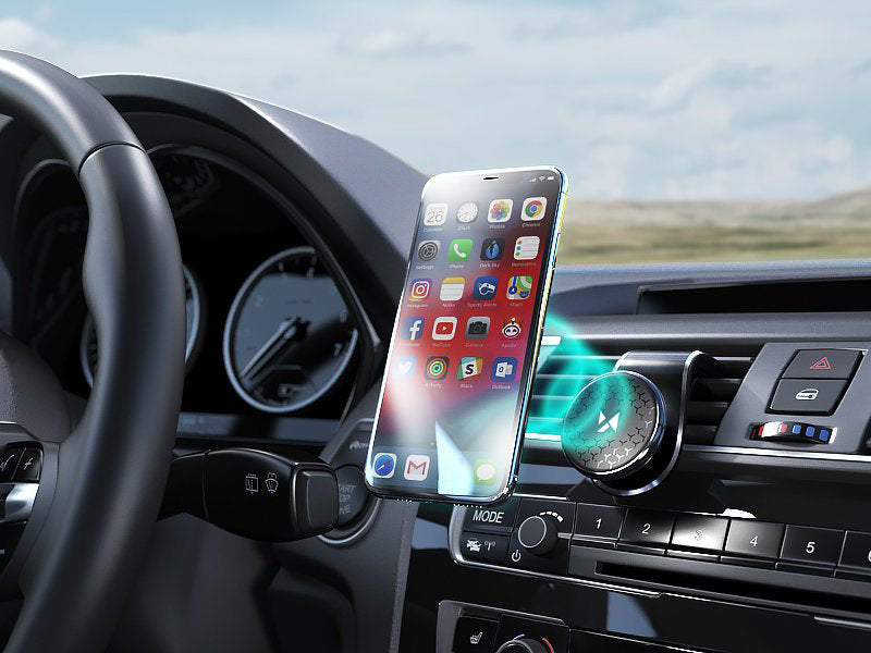 Wozinsky Magnetic Car Grille Mount 360 Black (WMH-03) - Uchwyty samochodowe do telefonów<<<HurtelXML