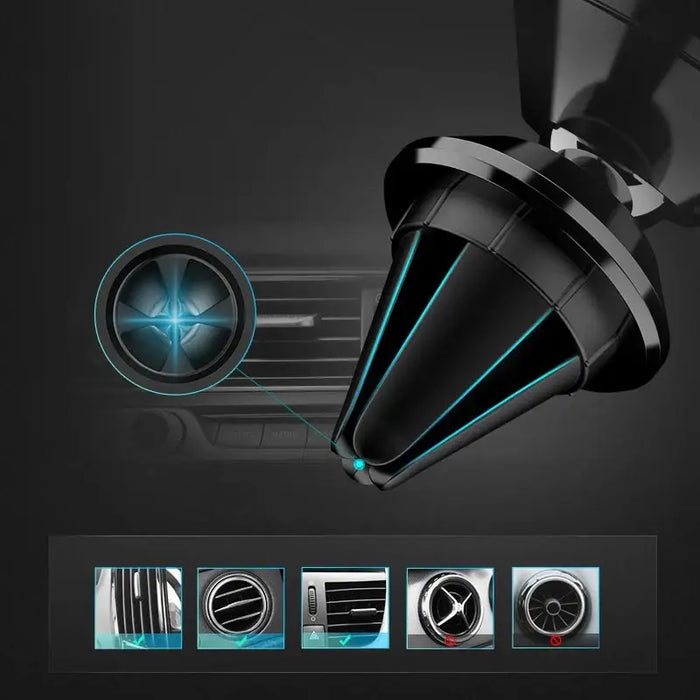 Wozinsky magnetic holder for car grill black (WMH-04) - Uchwyty samochodowe do telefonów<<<HurtelXML