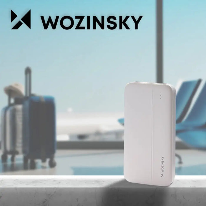 Wozinsky powerbank Li-Po 10000mAh 2 x USB white (WPBWE1) - Powerbanks<<<HurtelXML