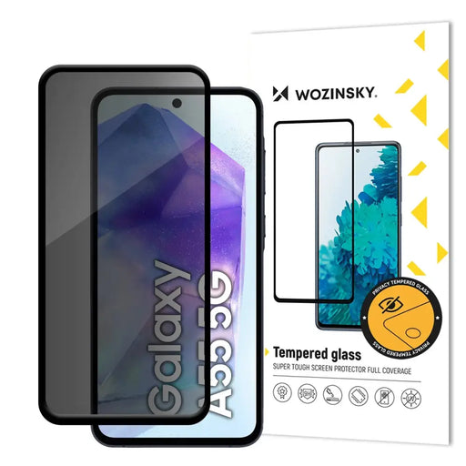 Wozinsky Privacy Glass tempered glass for Samsung Galaxy S25+ with Anti Spy filter - Cell phone tempered