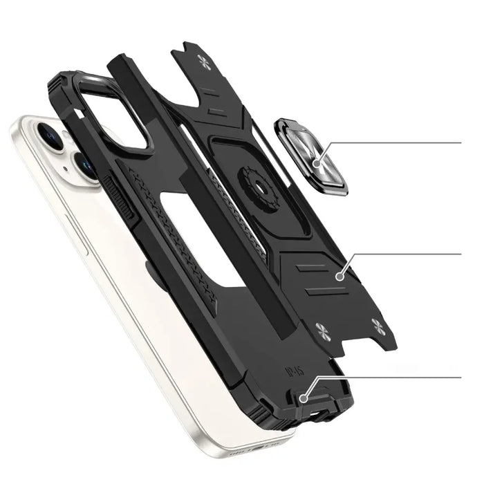 Wozinsky Ring Armor iPhone 15 iPhone 15 Ring Armor case - gold - Cell phone cases and covers<<<HurtelXML