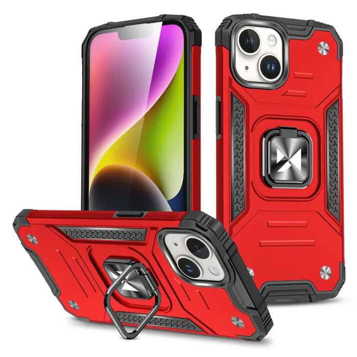 Wozinsky Ring Armor iPhone 15 iPhone 15 Ring Armor case - red - Cell phone cases and covers<<<HurtelXML