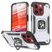 Wozinsky Ring Armor iPhone 15 Pro Max Ring Armor Case - Silver - Cell phone cases and covers<<<HurtelXML