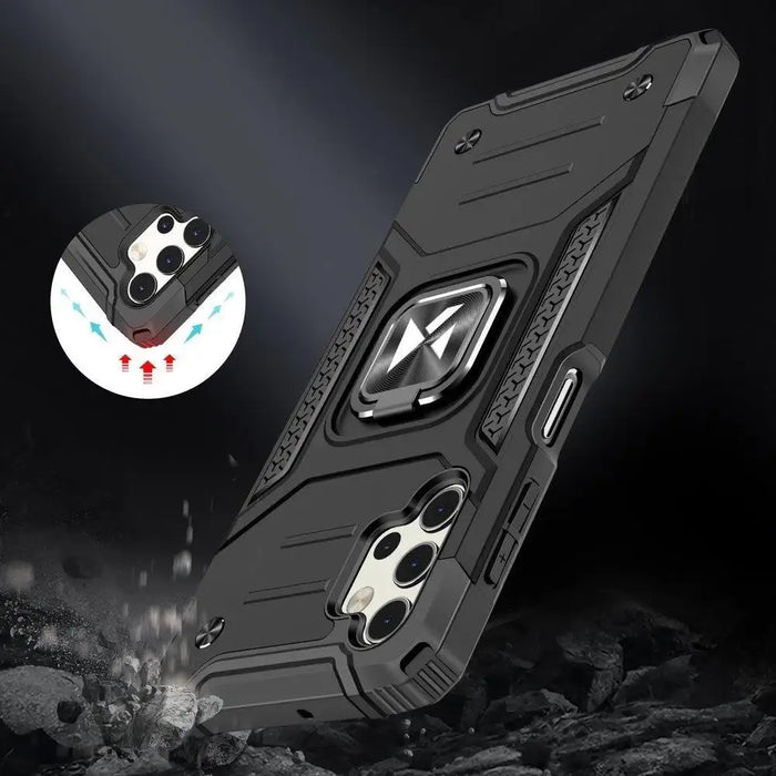 Wozinsky Ring Armor Tough Hybrid Case Cover + Magnetic Mount for Samsung Galaxy A53 5G Black - Cell phone cases