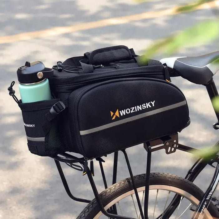 Wozinsky roomy bike carrier bag 35L (rain cover included) black (WBB19BK) - Torby rowerowe<<<HurtelXML&&&Exhibition