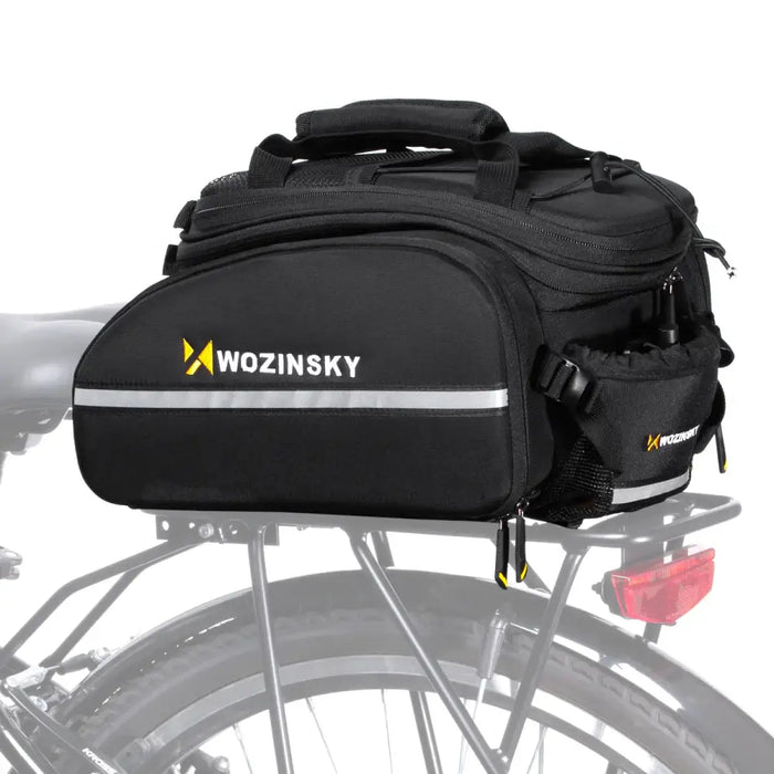 Wozinsky roomy bike carrier bag 35L (rain cover included) black (WBB19BK) - Torby rowerowe<<<HurtelXML&&&Exhibition