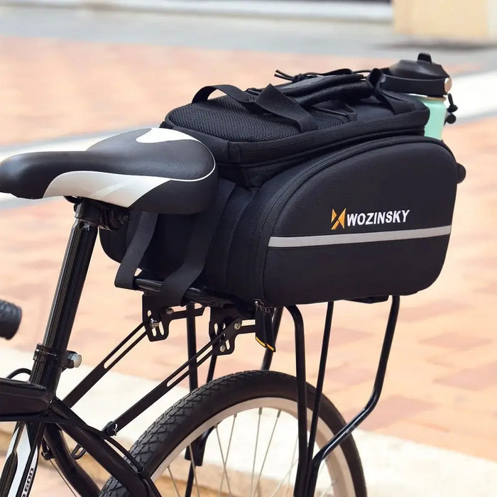Wozinsky roomy bike carrier bag 35L (rain cover included) black (WBB19BK) - Torby rowerowe<<<HurtelXML&&&Exhibition