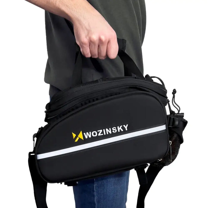 Wozinsky roomy bike carrier bag 35L (rain cover included) black (WBB19BK) - Torby rowerowe<<<HurtelXML&&&Exhibition