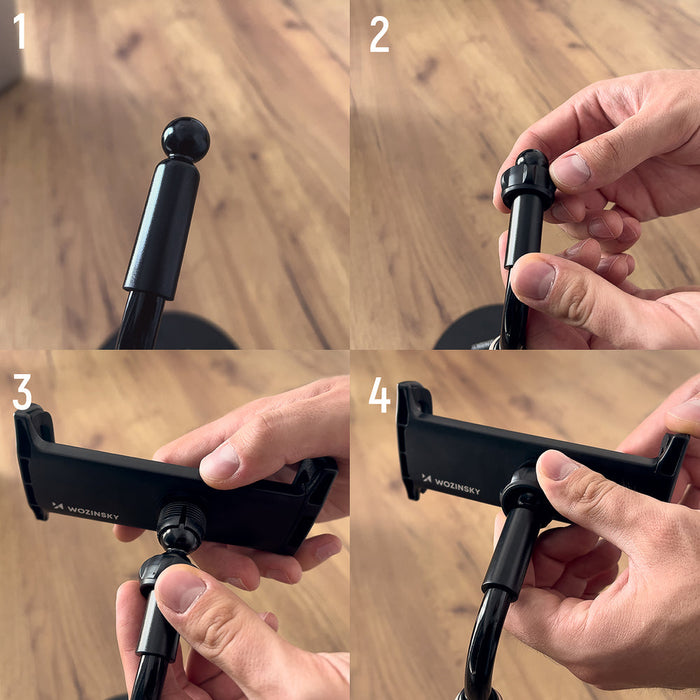 Wozinsky Tablet and Phone Desk Stand Black (WTHBK4) - Uchwyty biurkowe do telefonów<<<HurtelXML