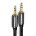 Wozinsky universal mini jack cable 2x AUX cable 2 m black - Audio cables<<<HurtelXML