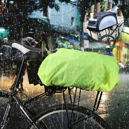 Wozinsky Universal Waterproof Rain Cover for Bike Pannier Bag or Backpack green (WBB5YW) - Bicycle covers<<<HurtelXML