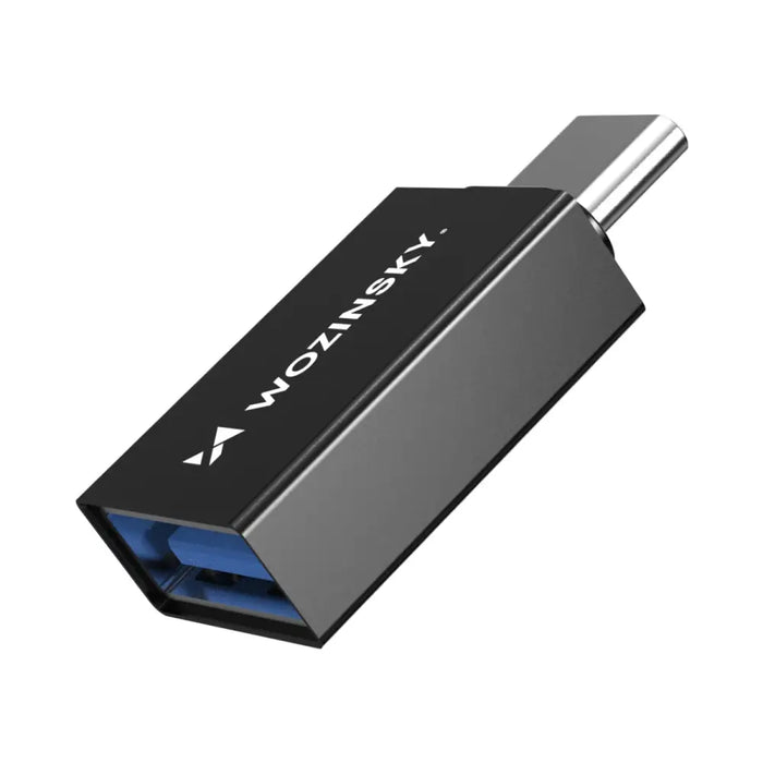 Wozinsky W10GY1S USB-C - USB-A 3.2 10Gb/s Adapter - Black - USB adapters<<<HurtelXML