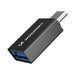 Wozinsky W10GY1S USB-C - USB-A 3.2 10Gb/s Adapter - Black - USB adapters<<<HurtelXML