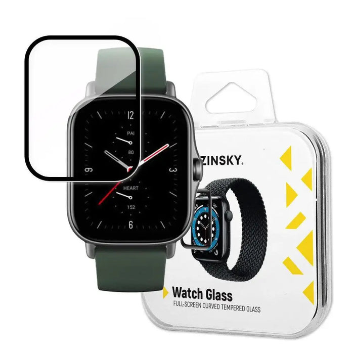 Wozinsky Watch Glass Hybrid Glass for Xiaomi Amazfit GTS 2E Black - Cell phone tempered glass<<<HurtelXML