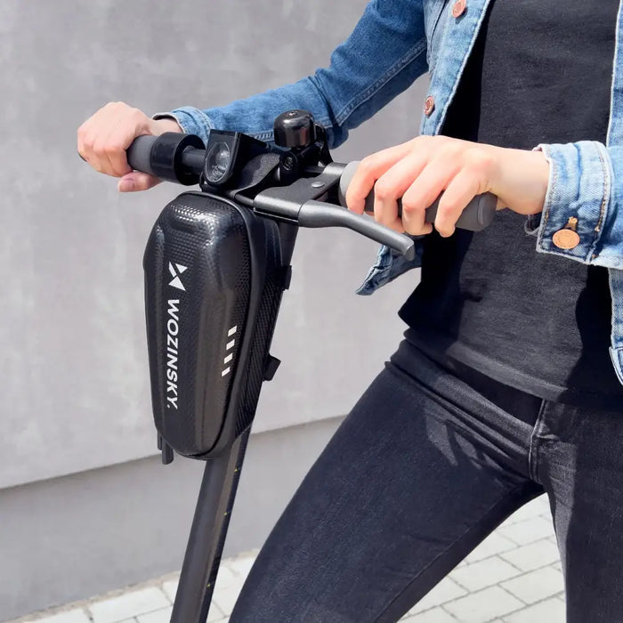 Wozinsky waterproof scooter handlebar bag 2l handlebar bag black (WSB3BK) - Torby rowerowe<<<HurtelXML