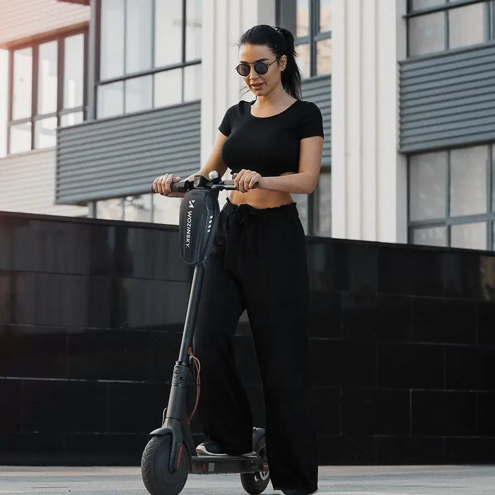 Wozinsky waterproof scooter handlebar bag 2l handlebar bag black (WSB3BK) - Torby rowerowe<<<HurtelXML