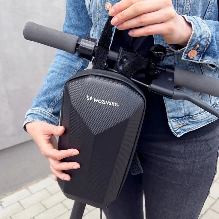Wozinsky waterproof scooter handlebar bag 4l handlebar bag black (WSB2BK) - Sport products<<<HurtelXML
