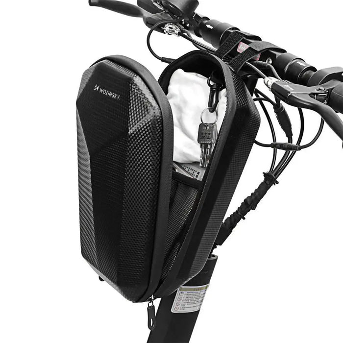 Wozinsky waterproof scooter handlebar bag 4l handlebar bag black (WSB2BK) - Sport products<<<HurtelXML