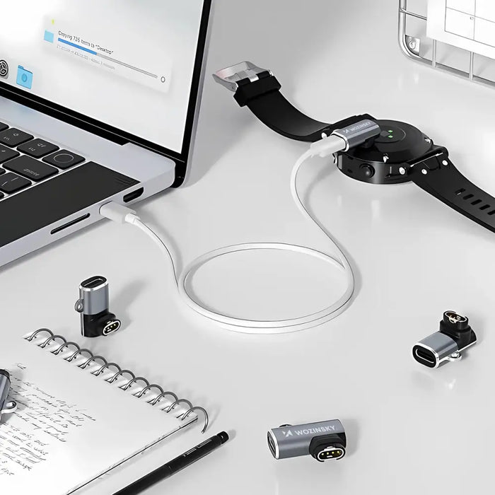 Wozinsky WAYGS1 USB-C Adapter for Garmin Smartwatch - Gray - USB adapters<<<HurtelXML