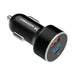 Wozinsky WDCCAC USB-C USB-A 36W car charger - black - Cell phone USB charger<<<HurtelXML