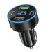 Wozinsky WDCCB Car Charger with Display 50W 2xUSB-C / 2xUSB-A - Black - Cell phone USB charger<<<HurtelXML